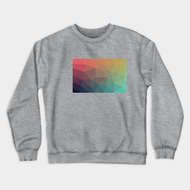 Mosaic Tile Abstract Gradient Artwork Crewneck Sweatshirt by SBFORESTER